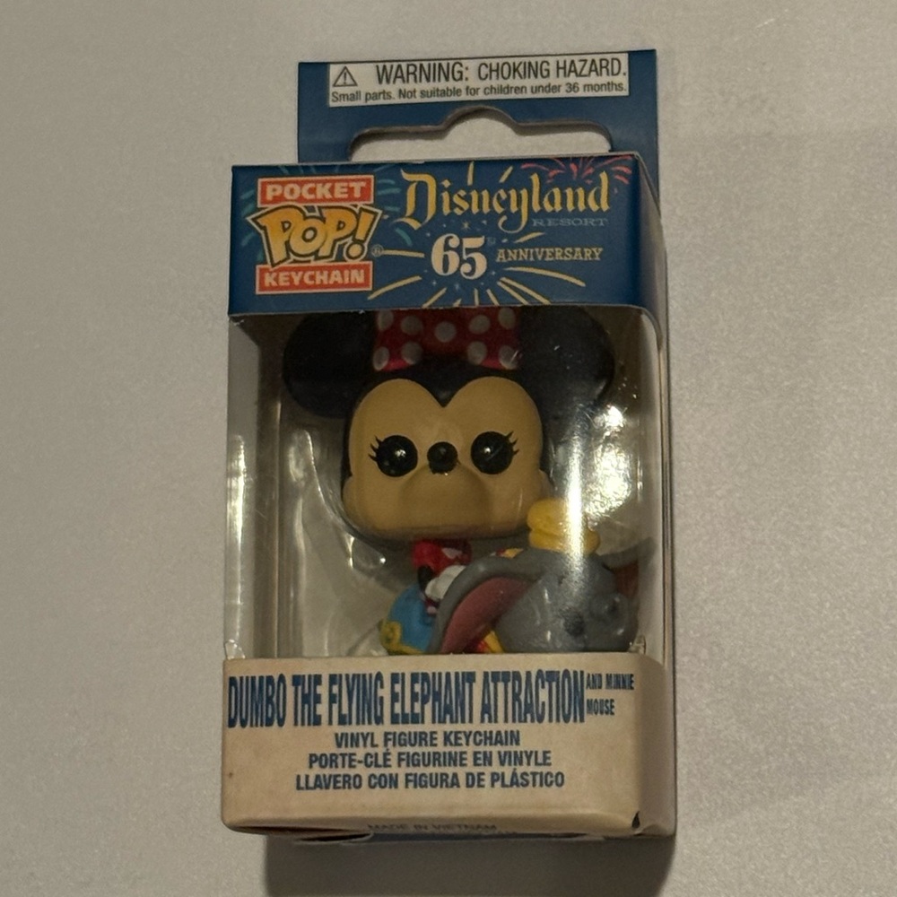 NWT POP! KEYCHAIN DUMBO & MINNIE MOUSE